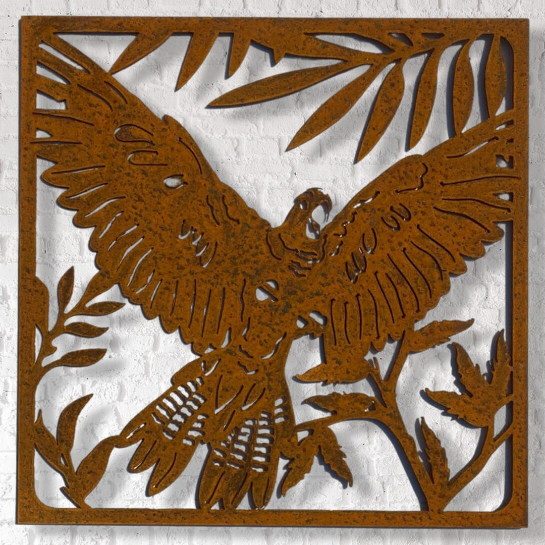 Metal Cockatoo Flying-2