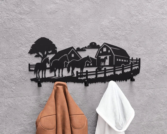 Farm Wall Coat Rack