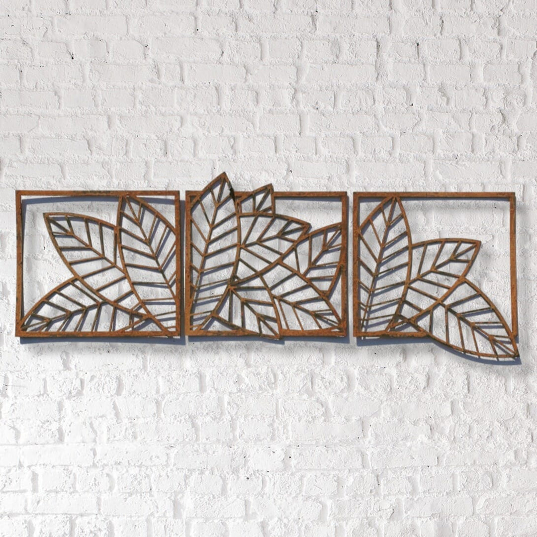 Metal 3 Panels Leaf