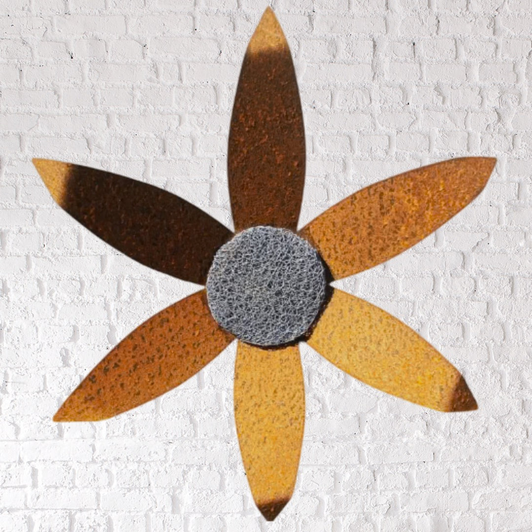 Metal Huge Wall Star Flower